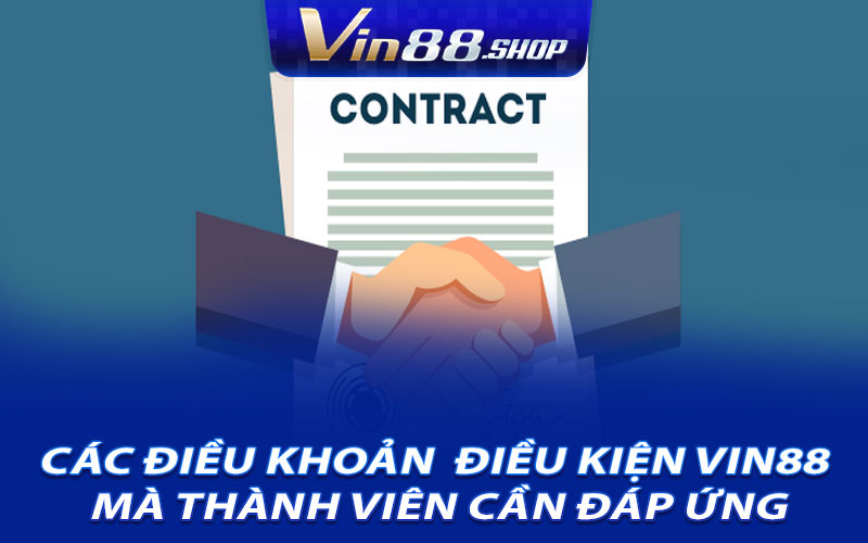 Các Điều Khoản Điều Kiện Vin88 Mà Thành Viên Cần Đáp Ứng
