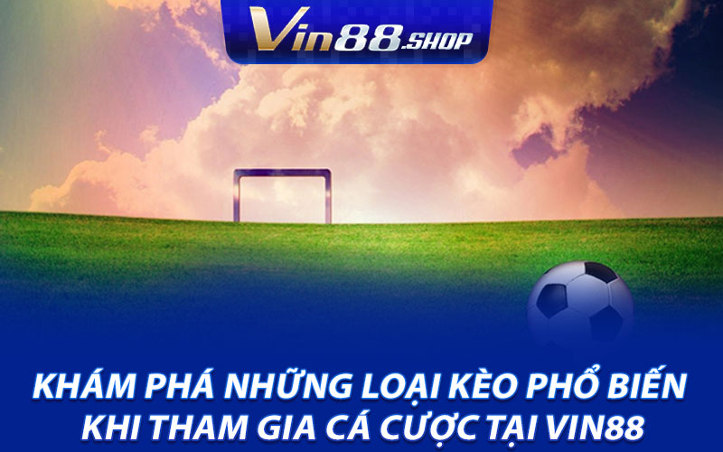 Khám phá những loại kèo phổ biến khi tham gia cá cược tại Vin88